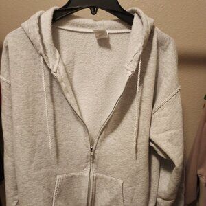 Hanes - Mens Zip-up Hoodie - Ash Color